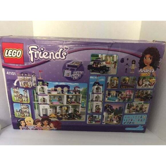 LEGO Heartlake City Grand Hotel 41101 Friends 2015 Retired Ages 8 to 12 3 story - Picture 2 of 10